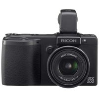 Ricoh Caplio GX200 Compact 12mp Digital Camera Kit with VF1 Removable LCD Viewfinder - U.S.A. Warranty