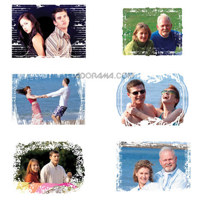 Dg Foto Art Galleria Masks, Horizontal Vol.-1, Creative Plug-in Software for Dg Foto Art Lite, Classic, Gold or DeZigner Series, for Windows XP & 2000.