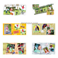 Dg Foto Art Galleria School, Sports Vol.-1, Creative Plug-in Software for Dg Foto Art Lite, Classic, Gold or DeZigner Series, for Windows XP & 2000.