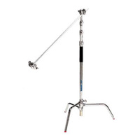 JTL 10'-5" Cinema C-Stand with 40" Arm, 4 Section, Supports 14 lbs., Chrome.