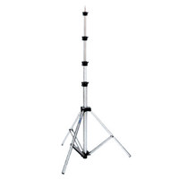 JTL 900 9.5' Air Cushioned Lightstand, 4 Section, Chrome.