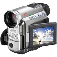 JVC GRDZ-7US Mini DV Camcorder, 2.5" LCD, 2.1MP 10x Optical Zoom, Digital 300x