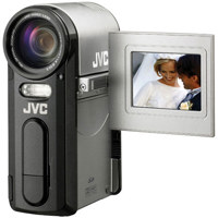 JVC Everio GZ-MC100US Digital Media Camera with 4GB Microdrive, 1.8" LCD Screen, 10x Optical Zoom
