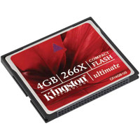 Kingston Technology 4 GB, 266x Ultimate-2 Compact Flash Memory Card