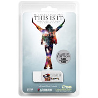 Kingston Technology DataTraveler, 2 GB Flash Drive with Preloaded Michael Jackson THIS IS IT Movie