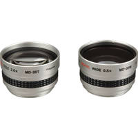 Kenko 37mm Tele & Wide Lens Set with adapters for 37mm, 30mm & 30.5mm Digital Video Camcorders
