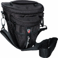 Lamborghini LM-2104 Palazzo Colonna Holster Style SLR Camera Case, Black.