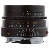 Leica 50mm f/2.5 SUMMARIT-M, Standard Manual Focus Lens for M System, Black - USA