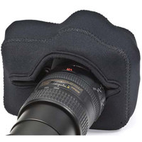LensCoat Soft Neoprene BodyGuard for Semi Pro SLR Cameras without Optional Grips Attached - Black
