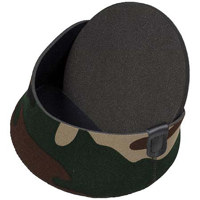 LensCoat Hoodie, XXX Large Front Neoprene Lens Cap Fits Hoods from 6.25" to 7.00", Forest Green Woodland Camo