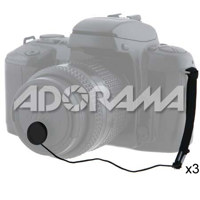 Ador CapKeeper 2, Model CK-2, Lens Cap Leash, Pack of Three.