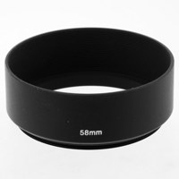 Adorama 58mm Metal Lens Hood