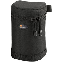 Lowepro Lens Case 1N, with Stacking Divider, 5" high x 3" diameter, Black.