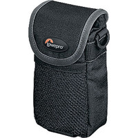 Lowepro SlipLock Belt Pouch 10 with Shoulder Strap, 2.75" W x 1.75" D x 5.5" H, Black.