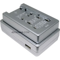 Lenmar SoloXP-X3, Universal Li-Ion Travel Charger with USB Power Port, with Single Plate for Canon NB1L, 1LH, 3L, Nikon EN-EL1 & Olympus LI-10B, 12B Batteries