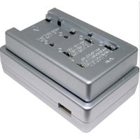 Lenmar SoloXP-X6, Universal Li-Ion Travel Charger with USB Power Port, with Single Plate for Casio NP30, Fujifilm Np-120 Np-40 Np-60, Kodak Klic-5000 Klic-5001, Nikon En-El5, Also Fits Olympus Li-40b, Li-42b, Panasonic CGA-S004a/1b Batteries