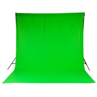 Lastolite 10'x 12' Chromakey Curtain Muslin Background, Green