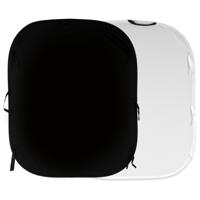 Lastolite 5' x 6' Collapsible Disc Background, Dual Sided Black & White