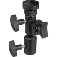 Lastolite Tilt/Swivel Head Umbrella Adapter with Flash Shoe for Light Stands