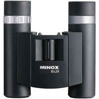 Minox BR 8 x 24 BR, Water Proof Roof Prism Binocular with High Eye Relief, with 5.2 Degree Angle of View, U.S.A.