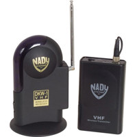 Nady DKW-1LT/HM1 VHF Headset Uni Wireless System with DKW-1 Receiver, WLT-14 Transmitter & HM-1 Headworn Dynamic Mic