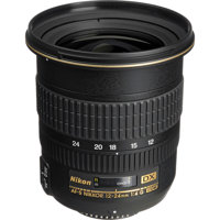 Nikon 12mm - 24mm f/4.0G ED-IF AF-S DX Wide-Angle Zoom-Nikkor Lens for Digital SLR Cameras, U.S.A. Warranty.