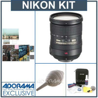 Nikon 18mm - 200mm f/3.5-5.6G ED IF AF-S DX VR Nikkor Lens Kit with 5 Year U.S.A. Warranty, Tiffen 72mm Wide Angle Filter Kit, Professional Lens Cleaning Kit, Adorama Hurricane Blower