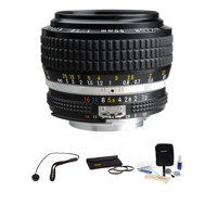 Nikon 50mm f/1.2 Nikkor Ai-S Manual Focus Lens Kit, - Gray Market with Tiffen 52mm Photo Essentials Filter Kit, Lens Cap Leash, Professional Lens Cleaning Kit