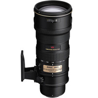 Nikon 70-200mm f/2.8G AF-S VR Zoom-Nikkor ED-IF Lens with Hood - Black Finish - Grey Market.