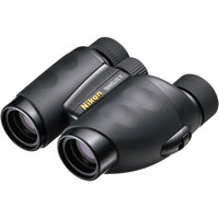 Nikon 9 x 25 Travelite V, Weather Resistant Porro Prism Binocular with 5.6 Degree Angle of View, U.S.A.