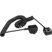 Nikon SC-28 Dedicated 3' TTL Coiled Sync Cord with Male & Female ISO Shoes, from Camera to Flash.