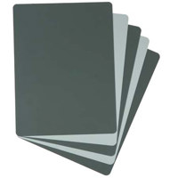 Novoflex Zebra 2 Sided Grey Card, 18% Grey / White, 7.9" x 5.9", (20 x 15cm)