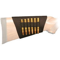 Op/Tech Rifle Stock Cover with Ammo Loops for Six Rounds, Black