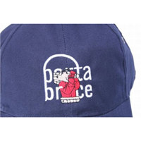 Porta Brace Video Cap, Blue Top Designer Baseball Cap