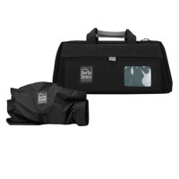 Porta Brace CS-DV3R Black Mini DV Camera Case with Universal Cradle & QSM3 Quick Slick Mini Medium Rain Protector