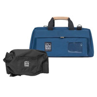 Porta Brace CS-DV3U Blue Mini DV Camera Case with Universal Cradle & QSM2 Quick Slick Mini Small Rain Protector