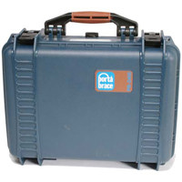 Porta Brace "Safeguard", Waterproof Compact Field Production Vault, Camcorder Hard Case with "Pick & Pluck" Interior Foam, Color Blue