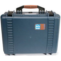 Porta Brace "Safeguard" Waterproof Medium Field Production Vault Performance Hard Case with Interior "Diced" Foam - Color Blue