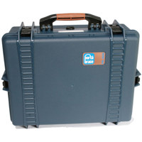 Porta Brace "Safeguard" Waterproof Large Field Production Vault, Camcorder Hard Case with Interior "Diced" Foam - Color Blue