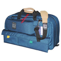 Porta Brace CTC-2/QS-ME2 Traveler Camera Case with Mini Rain Slicker For JVC GY-HD110u , Blue