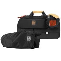 Porta Brace CTC-2/QS-ME2 Traveler Camera Case with Mini Rain Slicker, For JVC GY-HD110u, Black