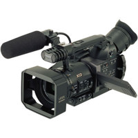Panasonic AG-DVX100B 3-CCD Mini-DV Cinema Video Camcorder Kit with EFP Soft Carry Case, Side Screen Hood, Rock-DVX-ZFI Wired Remote Zoom/Focus