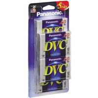 Panasonic AY-DVM60EJ 60 Minutes Mini DV Video Tape Cassette 5 Pack