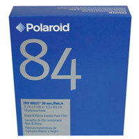Polaroid 84 Polapan Black & White Instant Film, ISO 100, Single Pack of 10.
