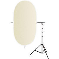 Photoflex Litedisc 41" x 74" Collapsible Disc Reflector, Silver / Gold