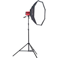 Photoflex StarFlash 300 Mercury OctoDome Kit with StarFlash 300ws, 3' OctoDome3, StarFlash Connector, 8' LiteStand