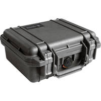Pelican 1200 Watertight Mini-S Hard Case with Foam Insert - Black