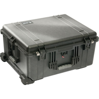 Pelican 1610 Watertight Hard Case with Cubed Foam & Wheels - Black