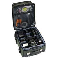 Pelican PCS-179 D'Exec Series Deluxe Rolling Camera Case with Removable Messenger/Computer Case - Color Green