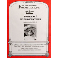 Photographers' Formulary Nelson Gold Toner, Variable Strength Toner for Black & White Prints, 4 Liters